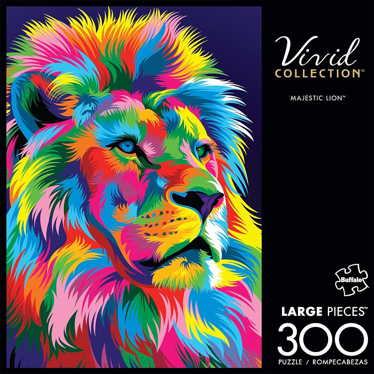 Buffalo Games - Majestic Lion - 300 Large Piece Jigsaw Puzzle