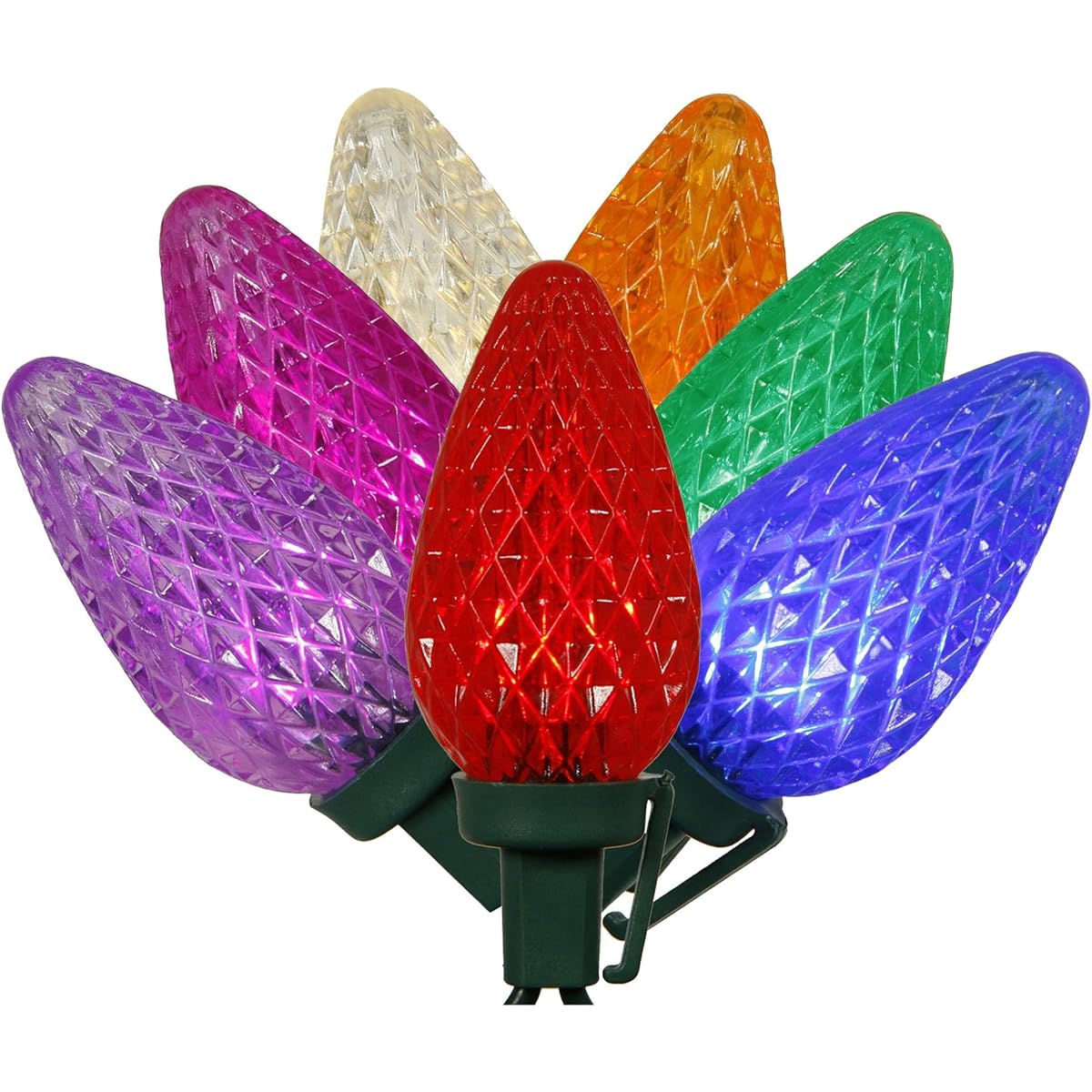 Vickerman 25 C9 LED Light on Green Wire X8GC920CSA