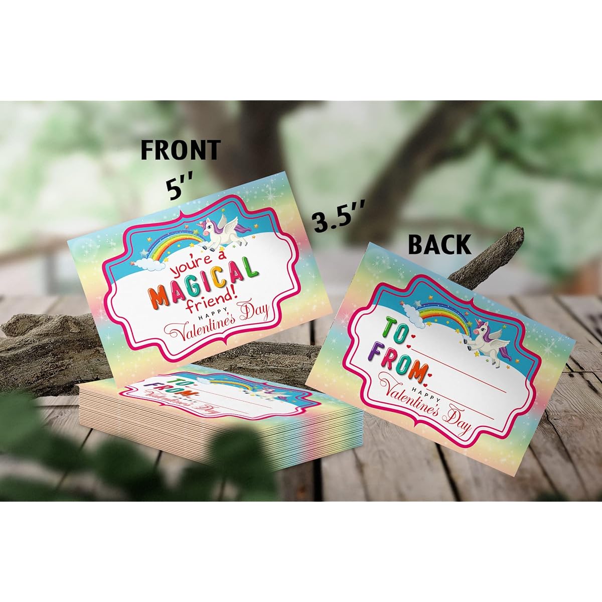 Pan Valentine's Day Cards for Kids Valentine's Day Cards for Teachers Friends Classmates A05D 30pcs