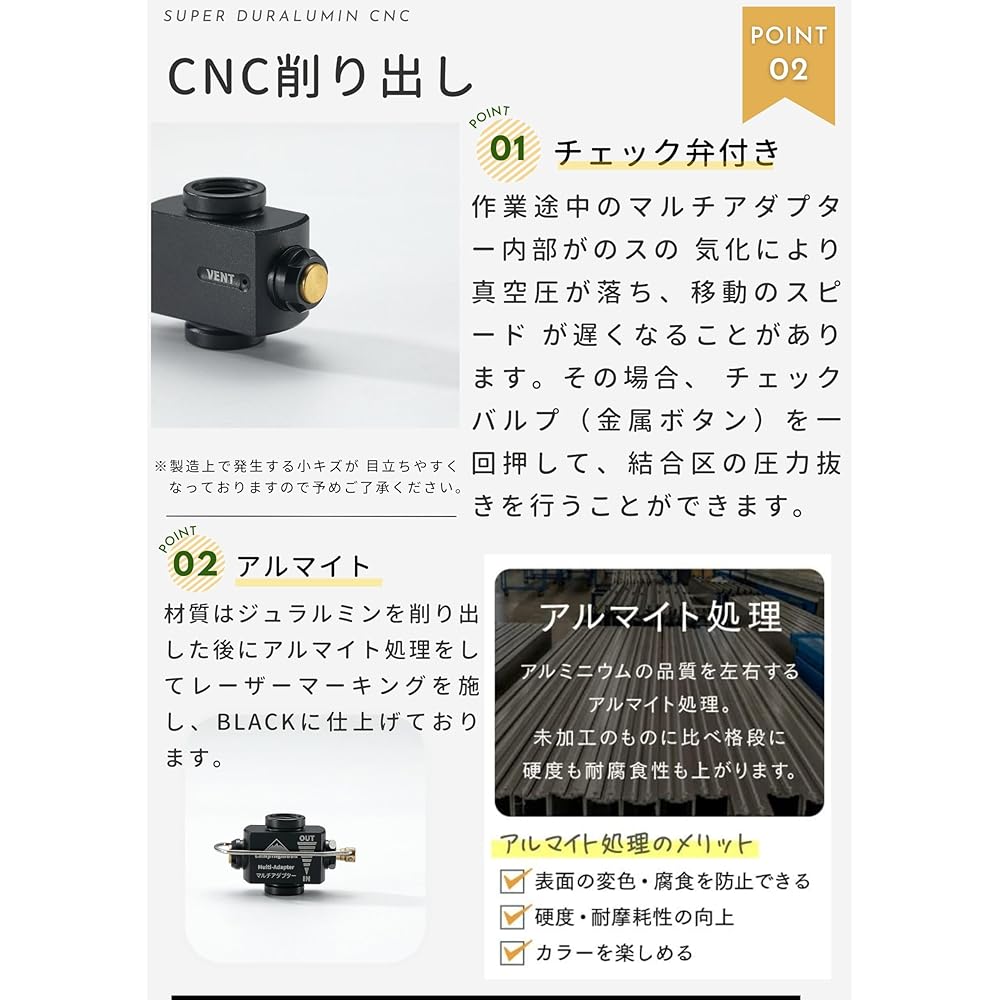 CAMPING MOON Multi Gas Adapter Multi Gas Bulb OD Can BKZ-15