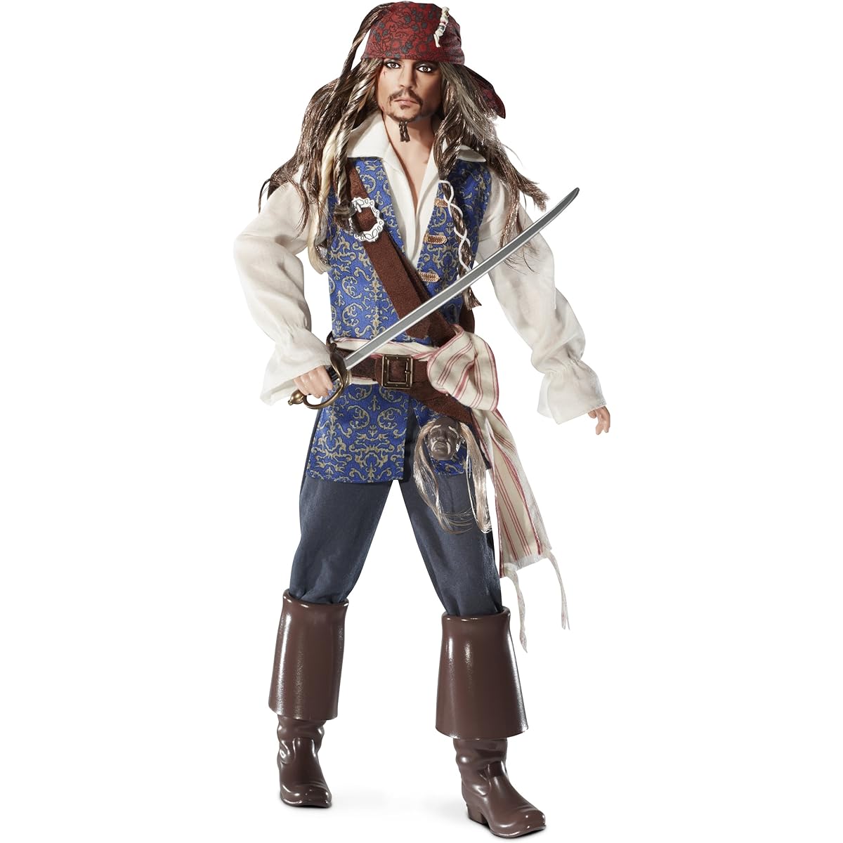 Barbie Pirates of the Caribbean Jack Sparrow on Stranger Tides Pink Label (T7654)