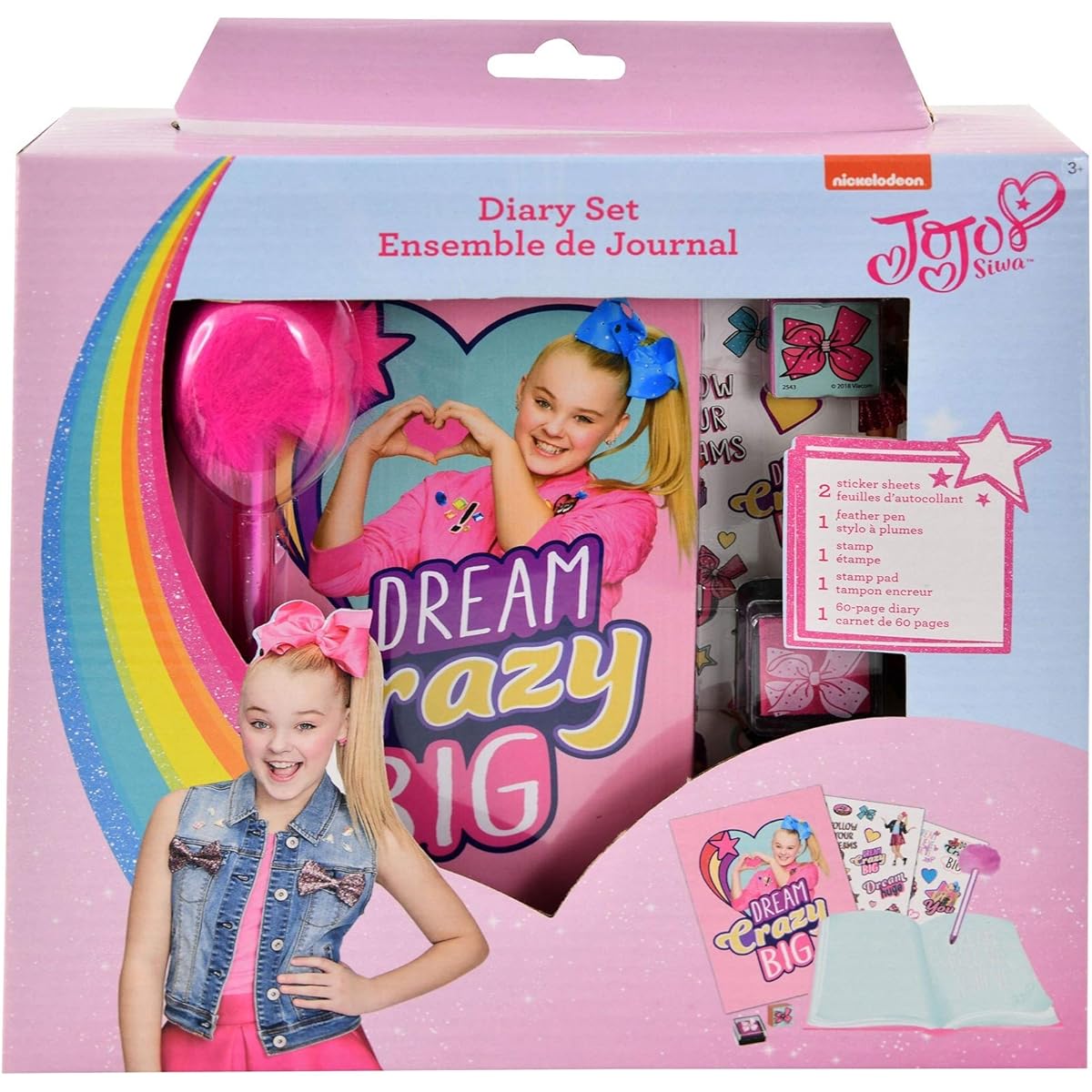 JoJo Siwa Sandylion Journal Pen Stamper with 2 Sticker Sheets