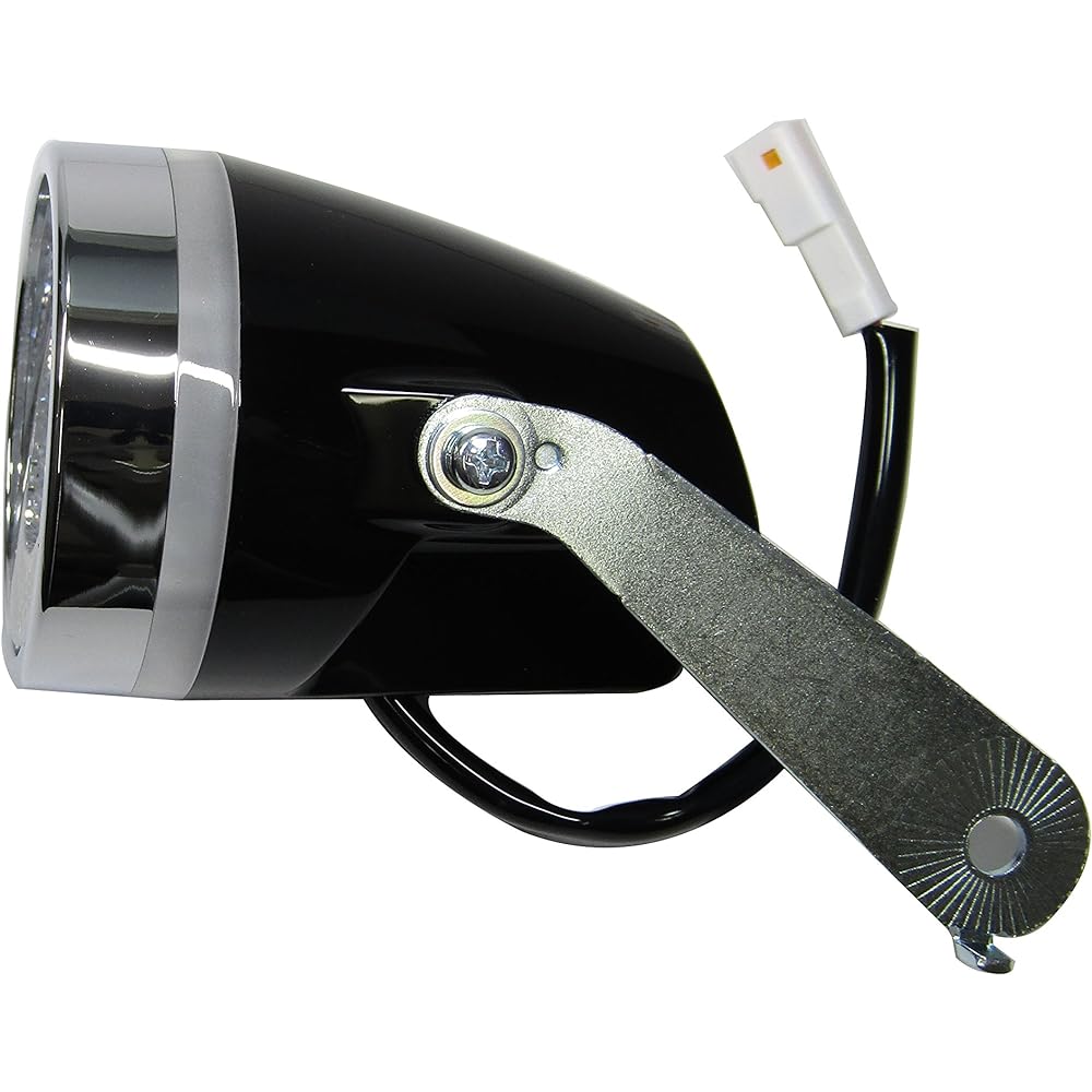 BRIDGESTONE Reflector Lamp Battery Bicycle Light Side Lamp with Reflector Black 6500326KSK