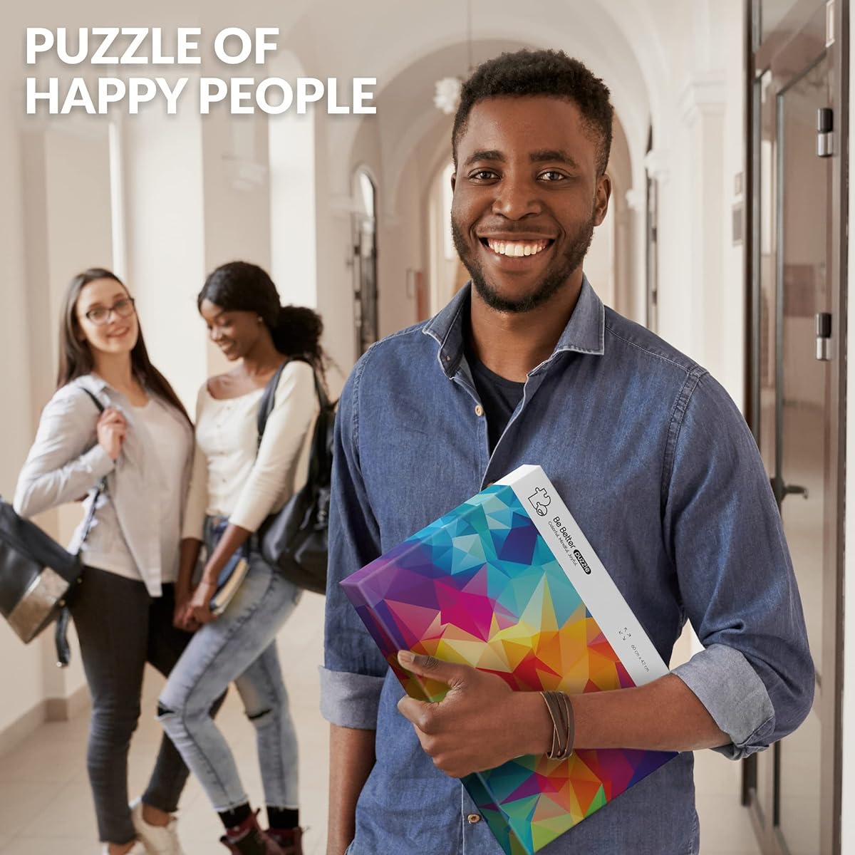 Be Better Puzzles Jigsaw Puzzle 500 Pieces for Adults Hard Puzzle Difficult Puzzle 500 Piece Puzzle for Adults Clearance Challenging Abstract Art Puzzle for Adults (Colorful)