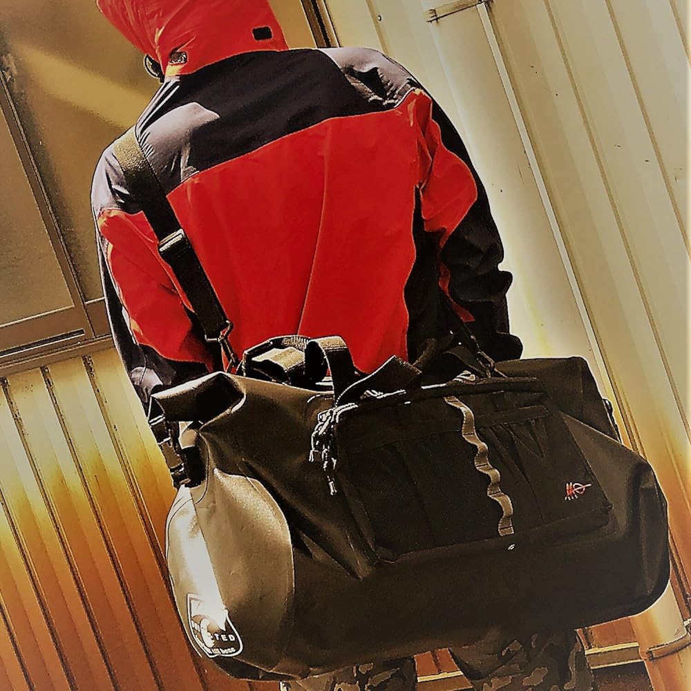 MAZUME Waterproof Duffel Bag II MZBK-322-01 Black 52ℓ