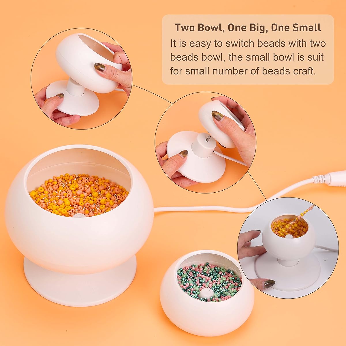 PP OPOUNT 18385 Piece Electric Bead Spinner Kit