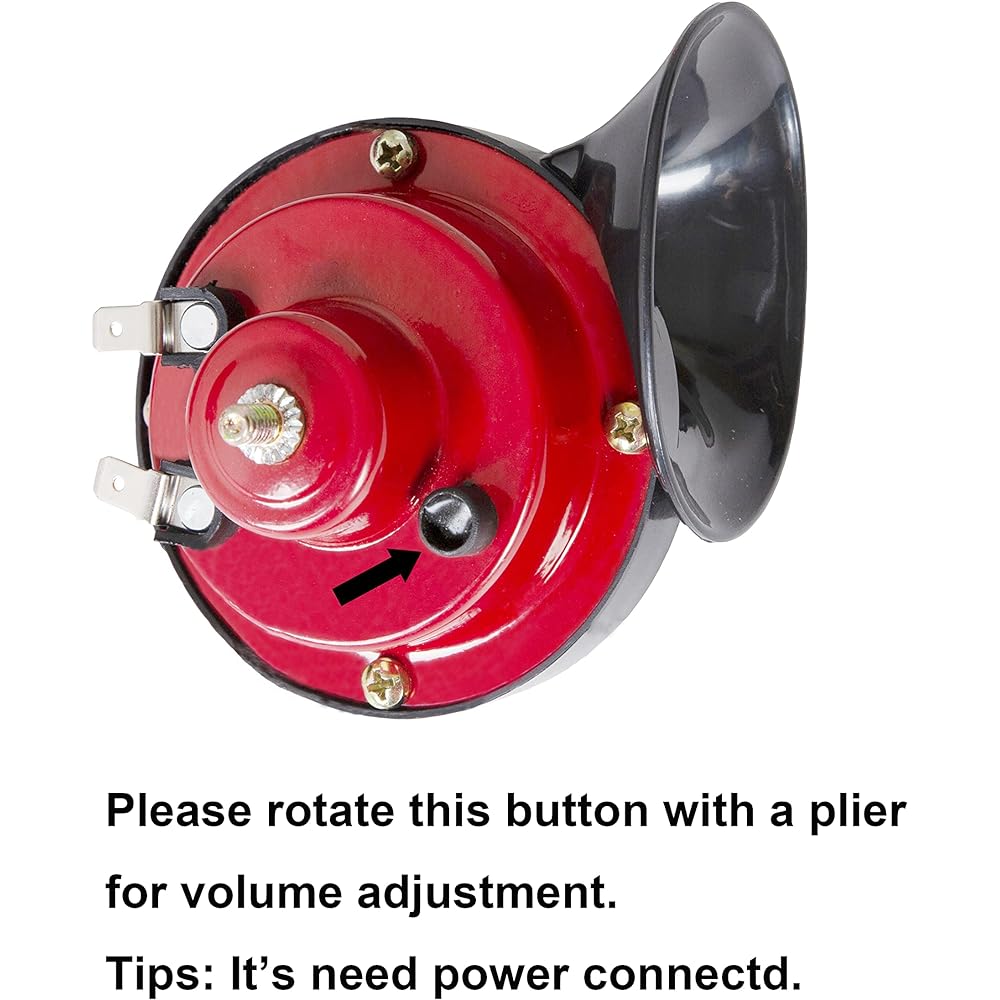 12V Universal Golf Cart Horn Kit with Floor Mount Button for Club Car EZGO Yamaha UTV ATV Boat