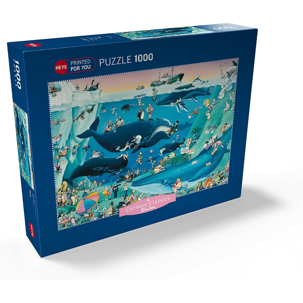 Ocean - Blachon - Cartoon Classics - Premium 1000 Piece Jigsaw Puzzle for Adults.