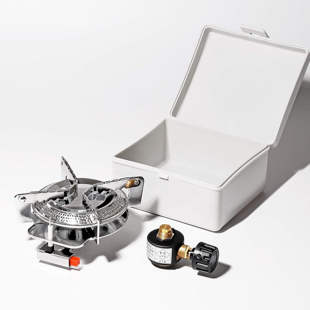 CAPTAIN STAG One Person Pot Set Auric Small Gas Burner Stove/Cooker Set M-6400