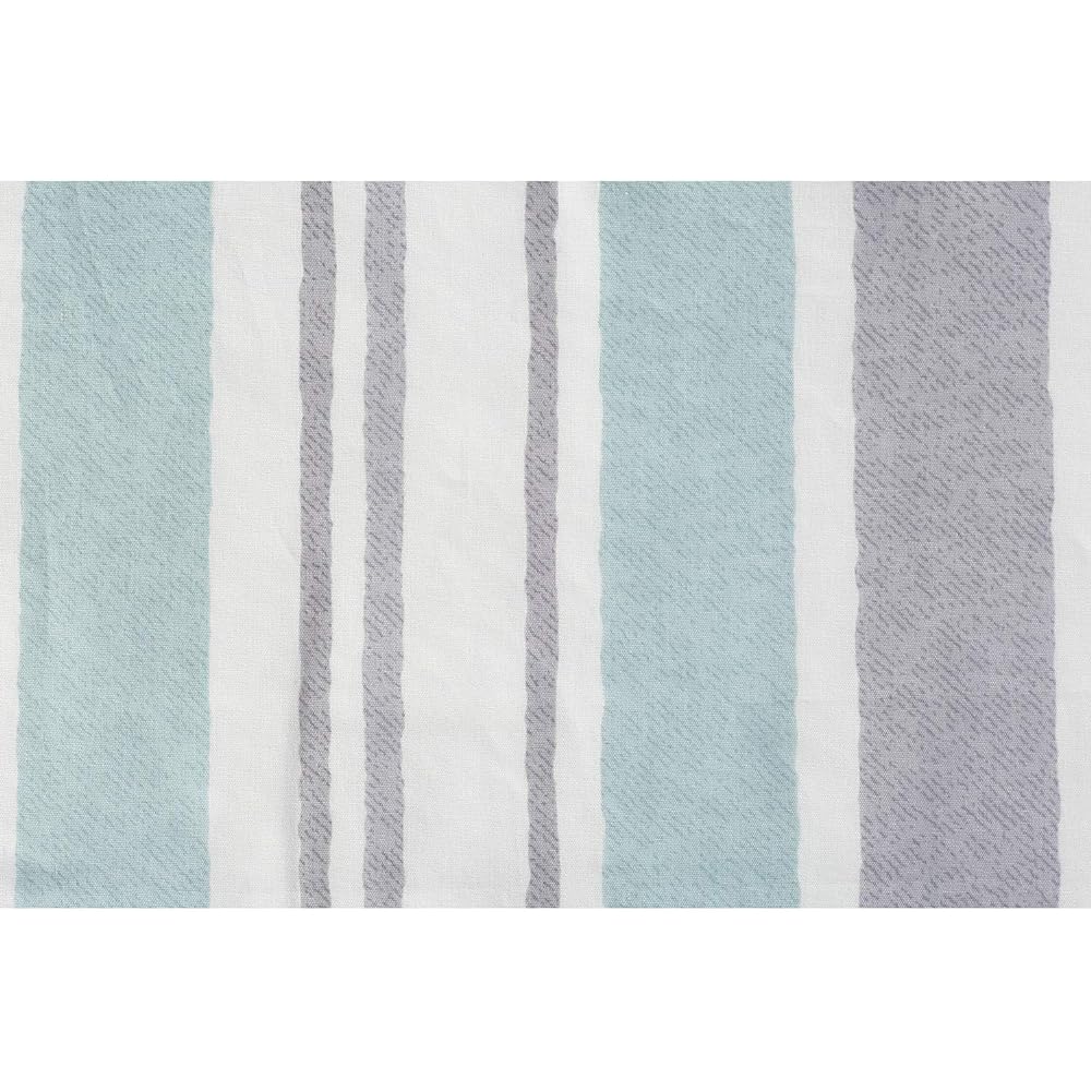 Nishikawa Mee 3 Step Cover Replacement, Easy Time and Stress-free Duvet Cover, Single, Blue, Fully Open Zippers on Both Sides, Snap Hook, Smooth to the Touch, 100% Cotton, Highly Absorbent,