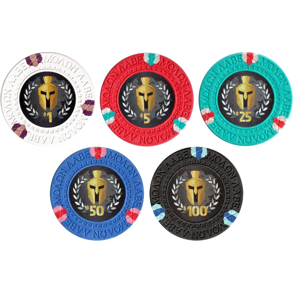 Versa Games Spartan Poker Chip Set 500 Piece 13.5g