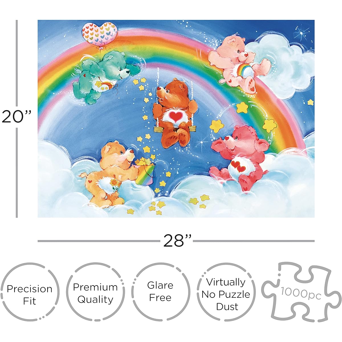Aquarius - Care Bears Vintage 1000 Piece Jigsaw Puzzle