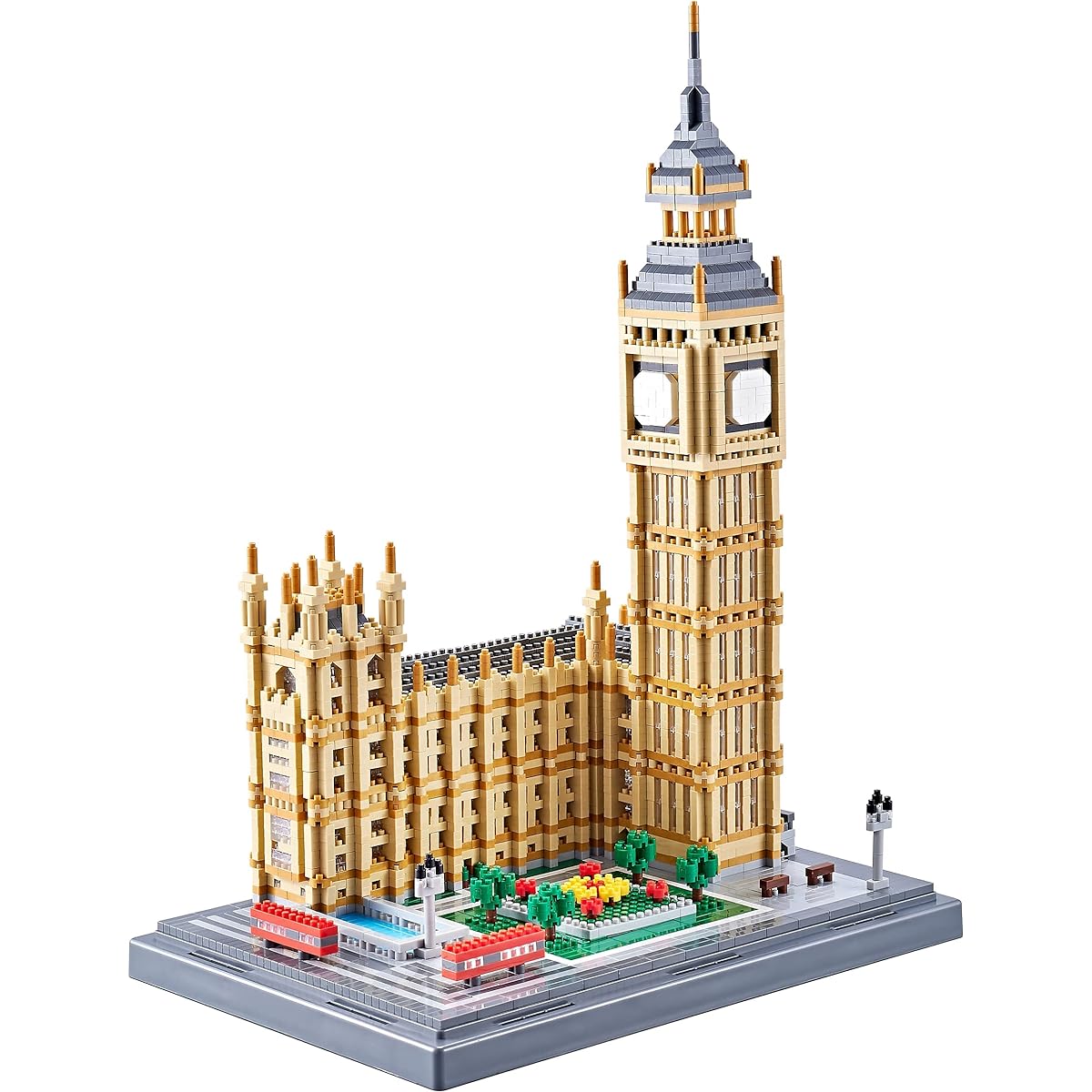 Architecture Big Ben Microblock Set 6473 Piece Building Set Perfect for Any Hobbyist Adult