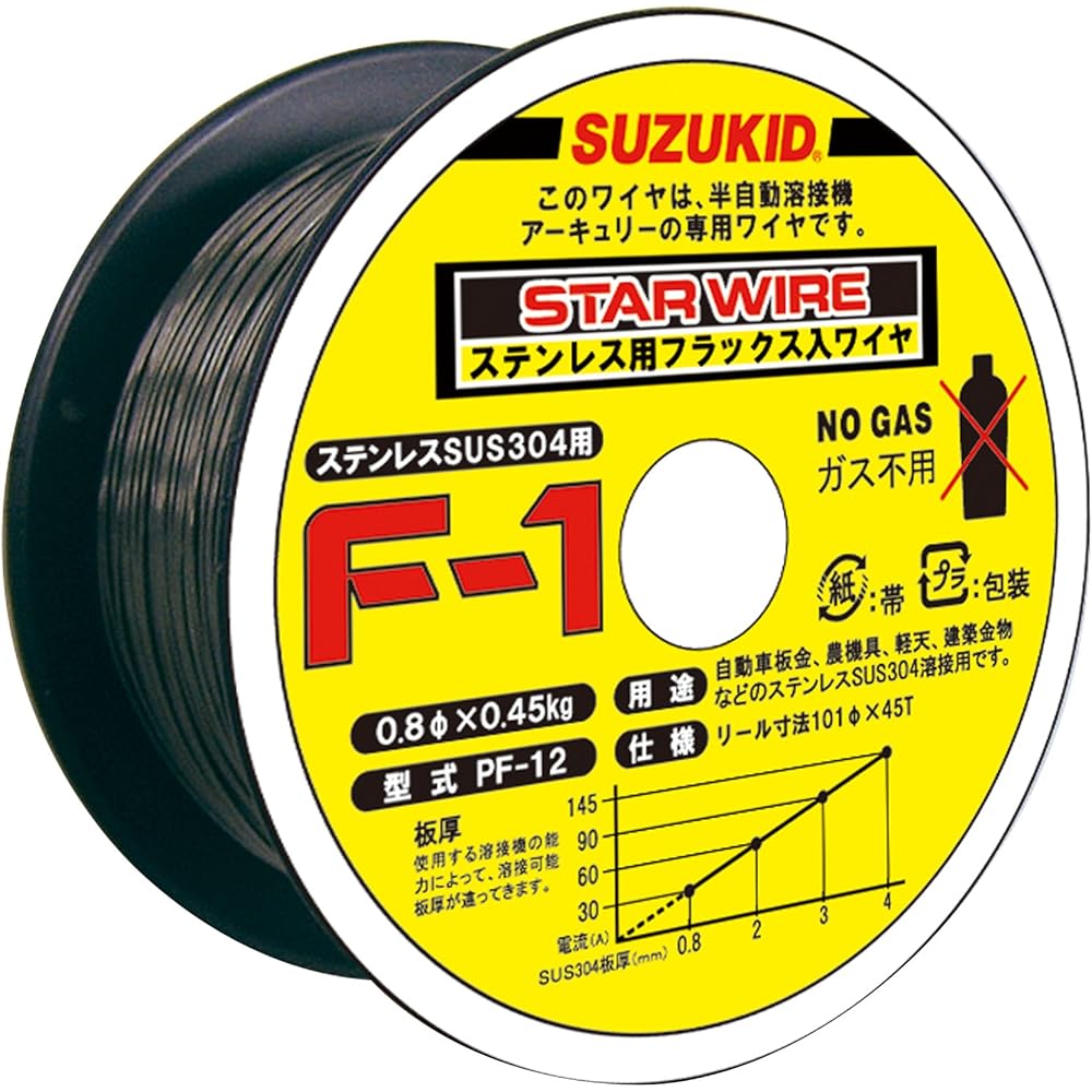 Star Electric Manufacturing (SUZUKID) Non-gas SUS 0.8φ*0.45kg PF-12