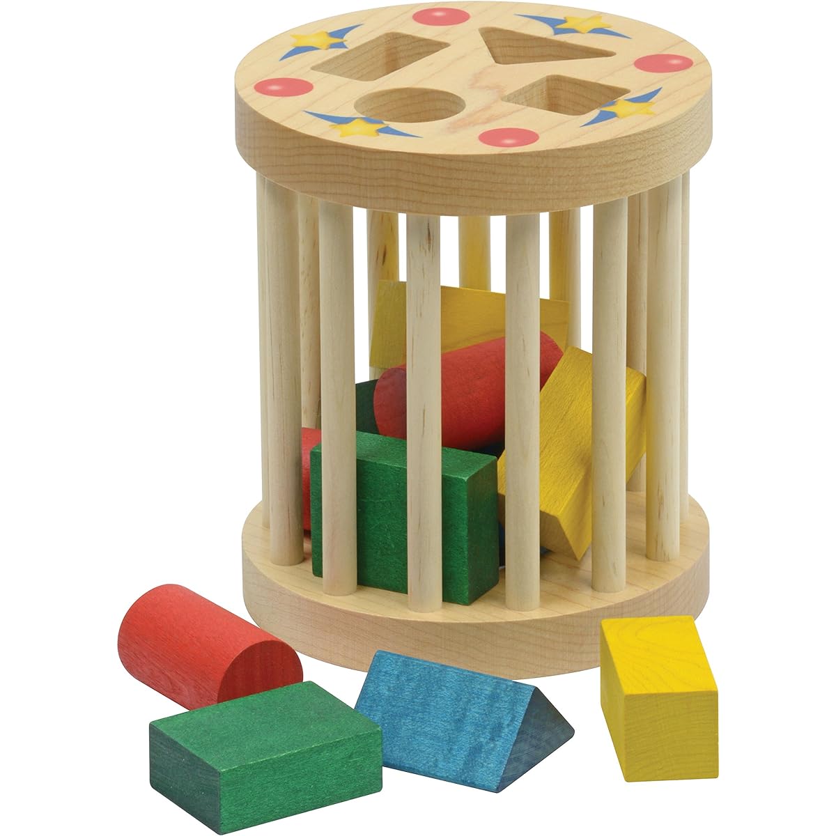 Shape Sorter Round Cage - Made in the USA