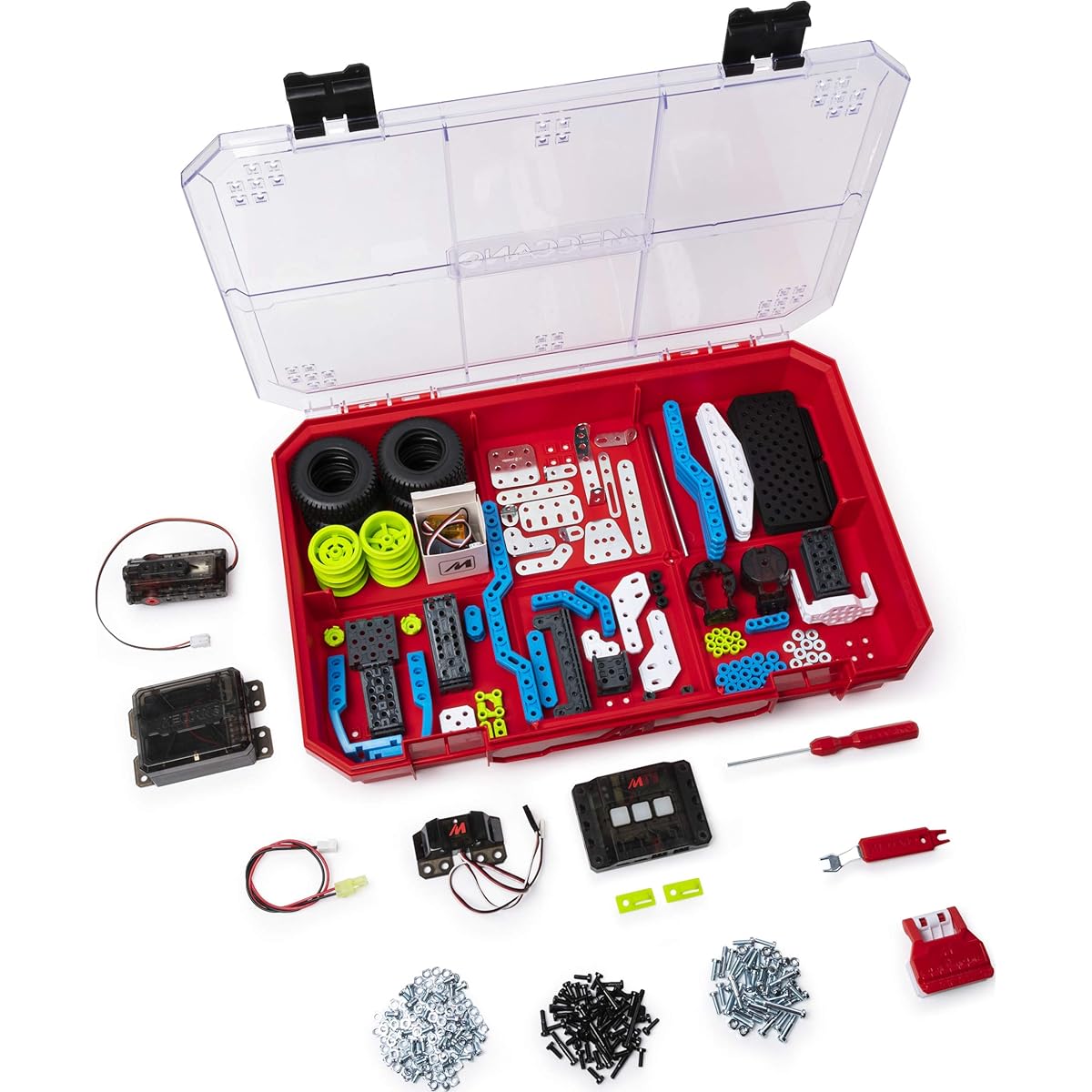 Meccano Erector Robotics Innovation Introduction Set S.T.E.A.M. Assembly Kit with Sensors and Real Motors