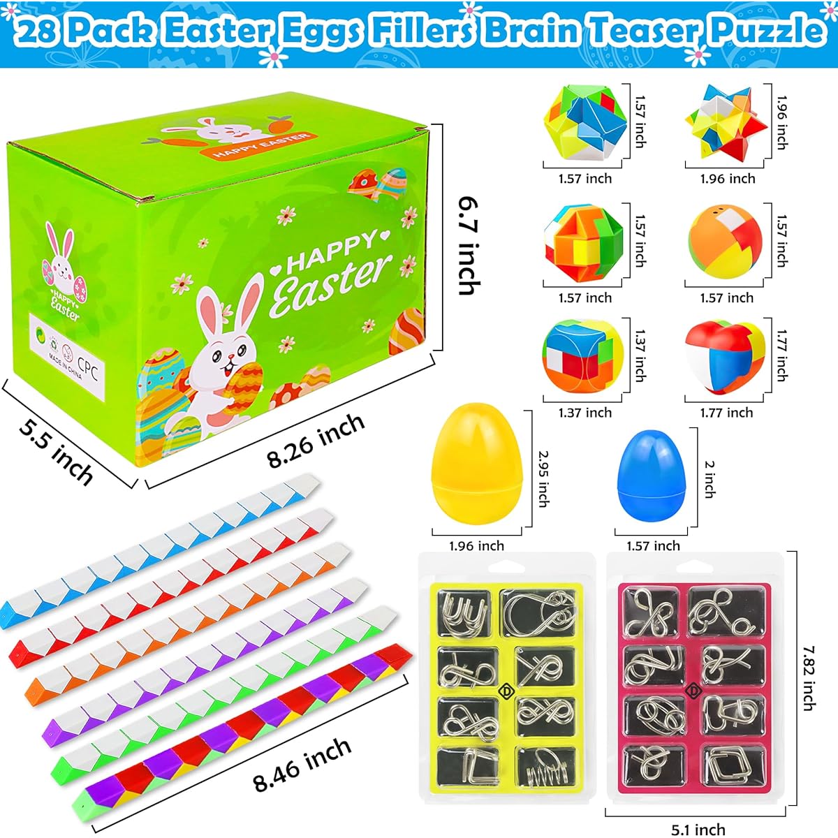 Malhaii Easter Party Favors Gifts Easter Basket Stuffers