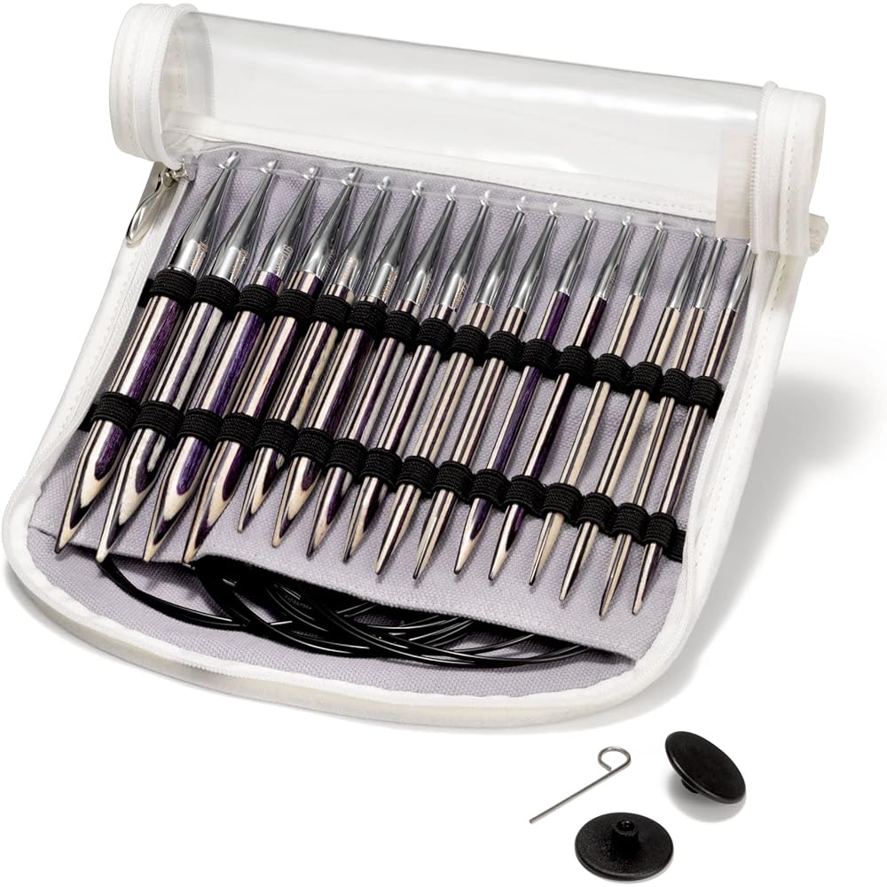 Prym Lilac Stripe Ring Needle Assorted Set PRM223801