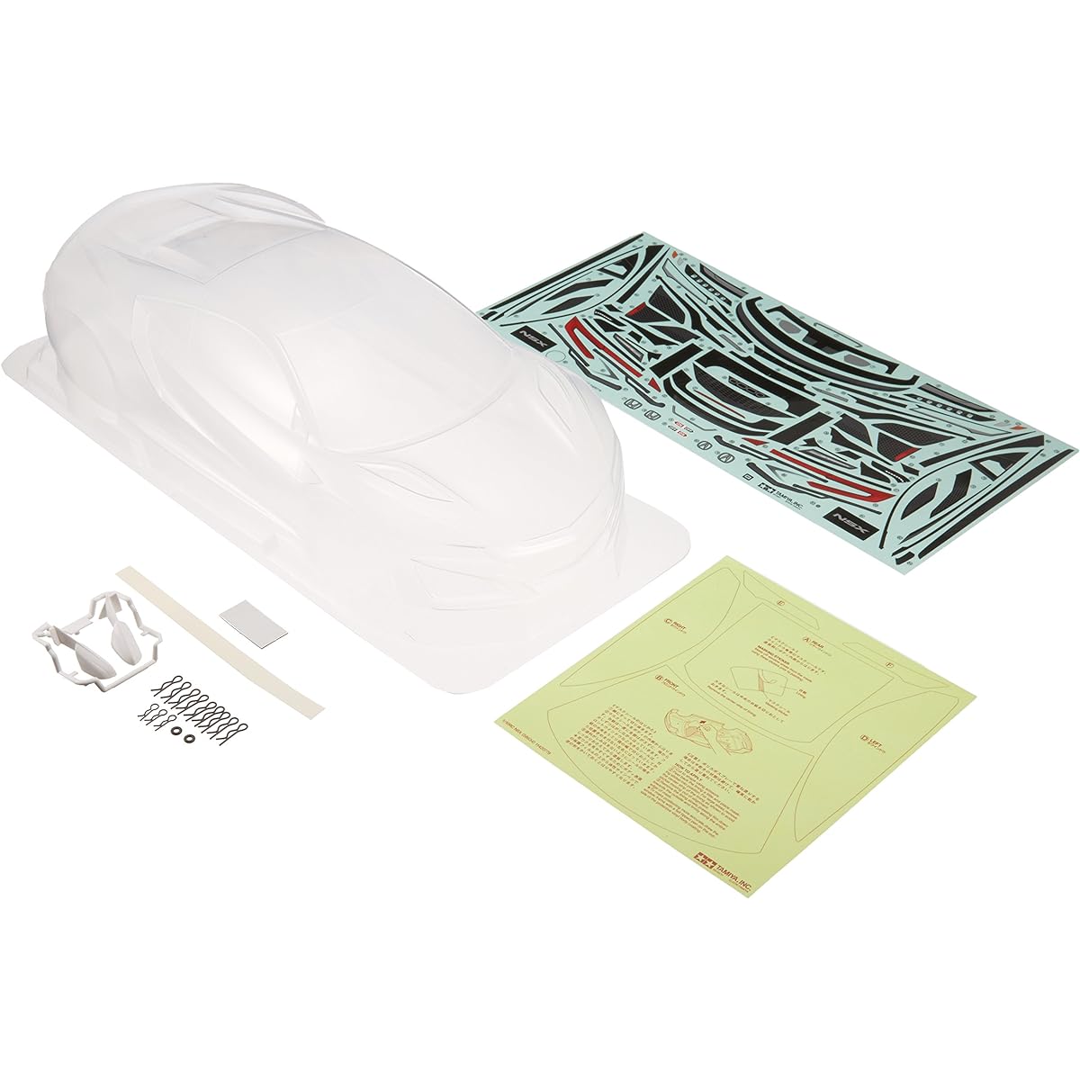 Tamiya RC Spare Parts No.1586 SP.1586 1/10 RC NSX Spare Body Set 51586