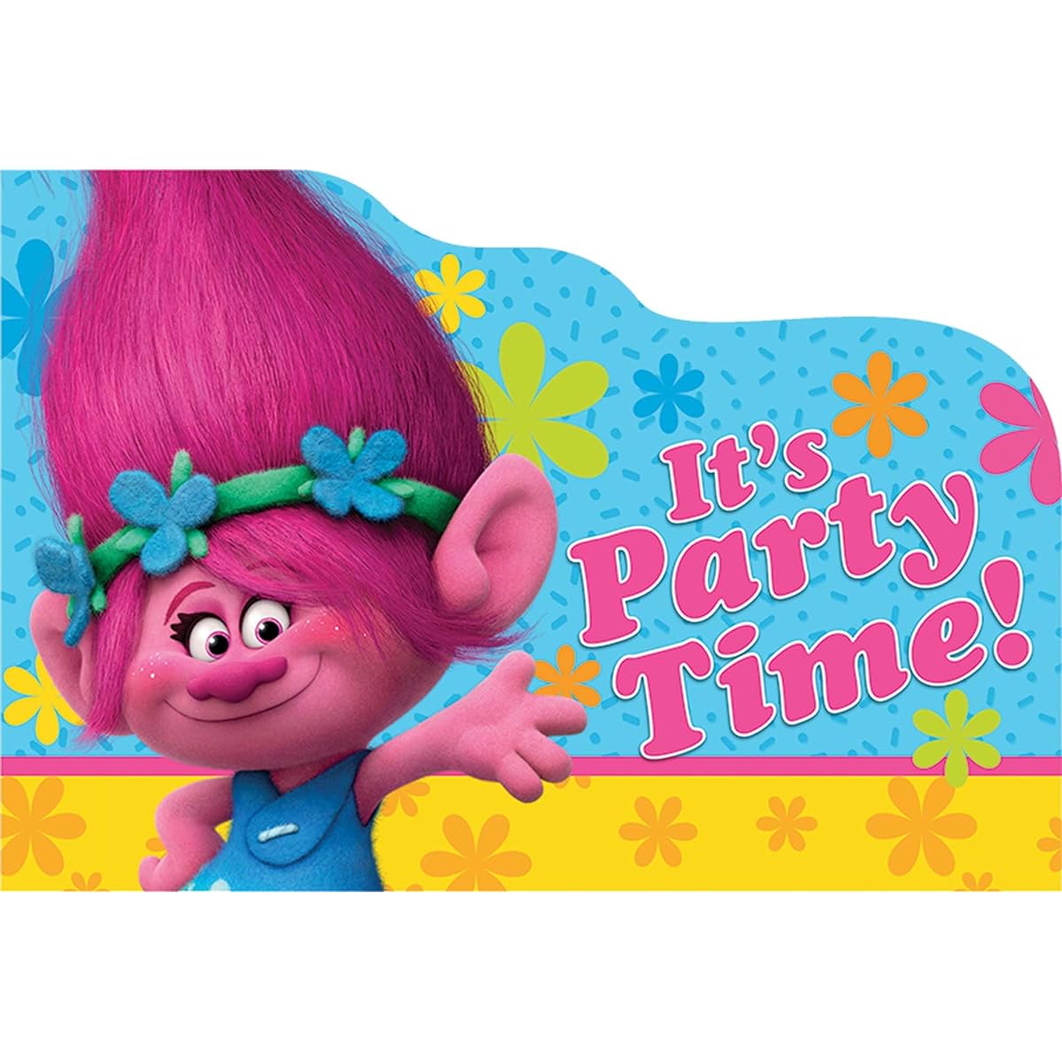 Trolls Postcard Invitations (8 Count)