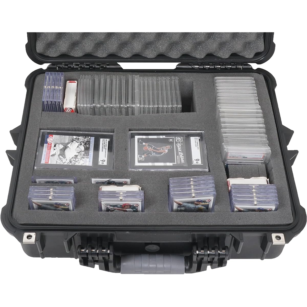 Case Club Customizable 196 Grade Card Slab Collector's Case - Waterproof Travel & Storage Case with Customizable Interior Foam