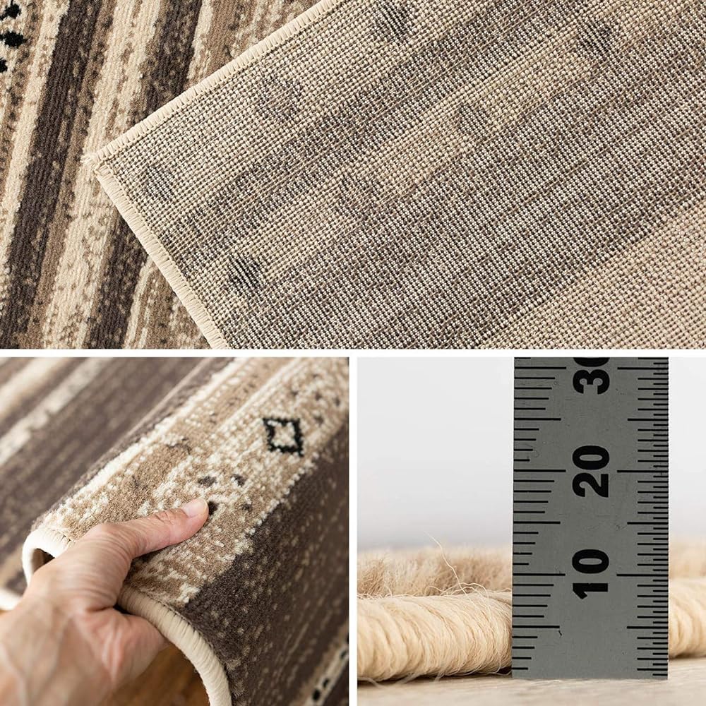 Sayan Sayan Gabe Style Rug Carpet Retta 200x250 3 Tatami Brown Wilton Weave