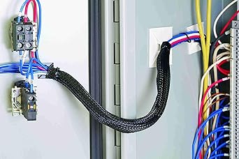 Panduit Cable Cover Braided Sleeve Net Tube Flame Retardant Type Gray SE50PFR-CR8
