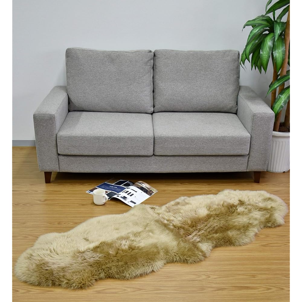 BOMA Shearling Brown Approx. 55 x 160cm 2 animals 630472BO