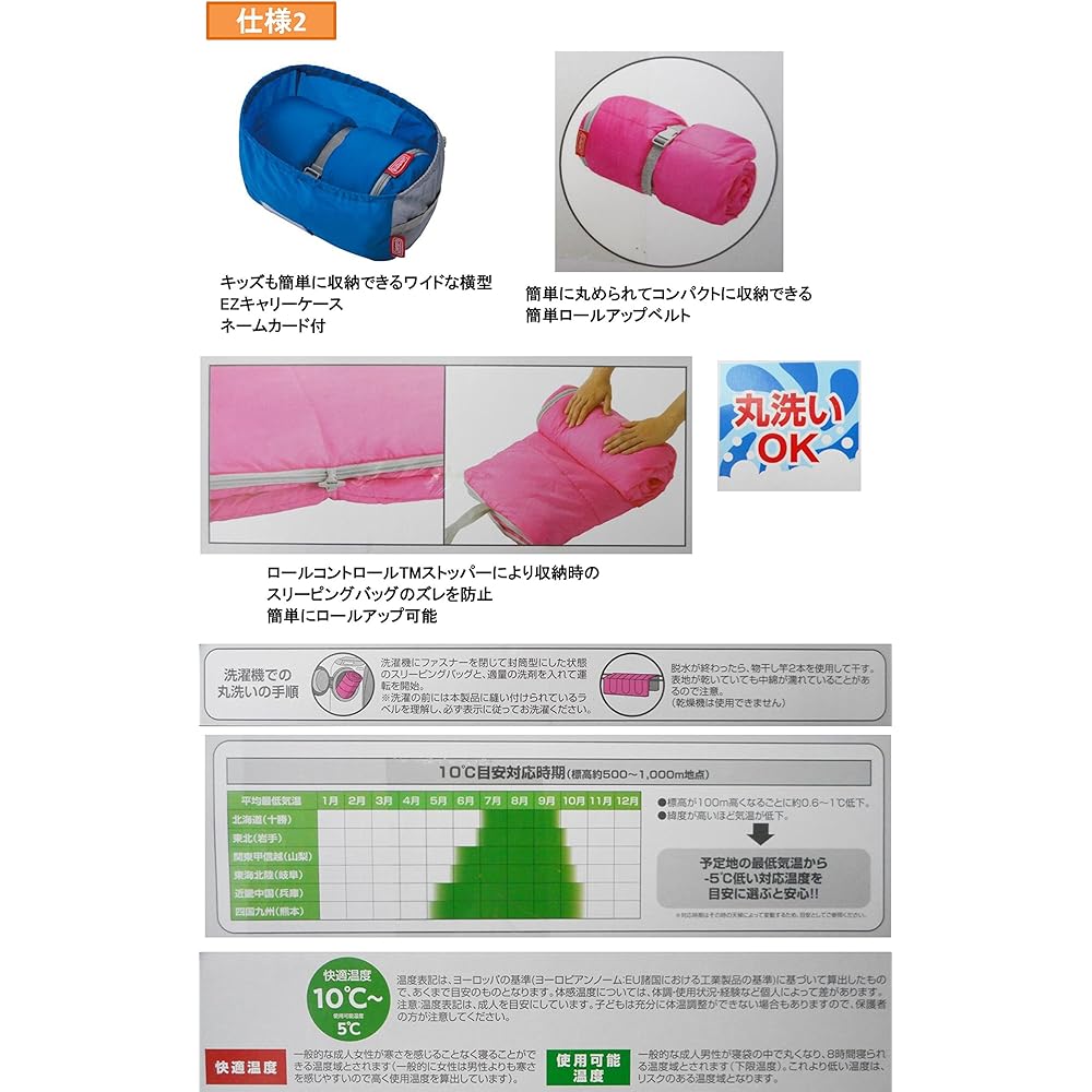 Coleman Sleeping Bag School Kids/C10