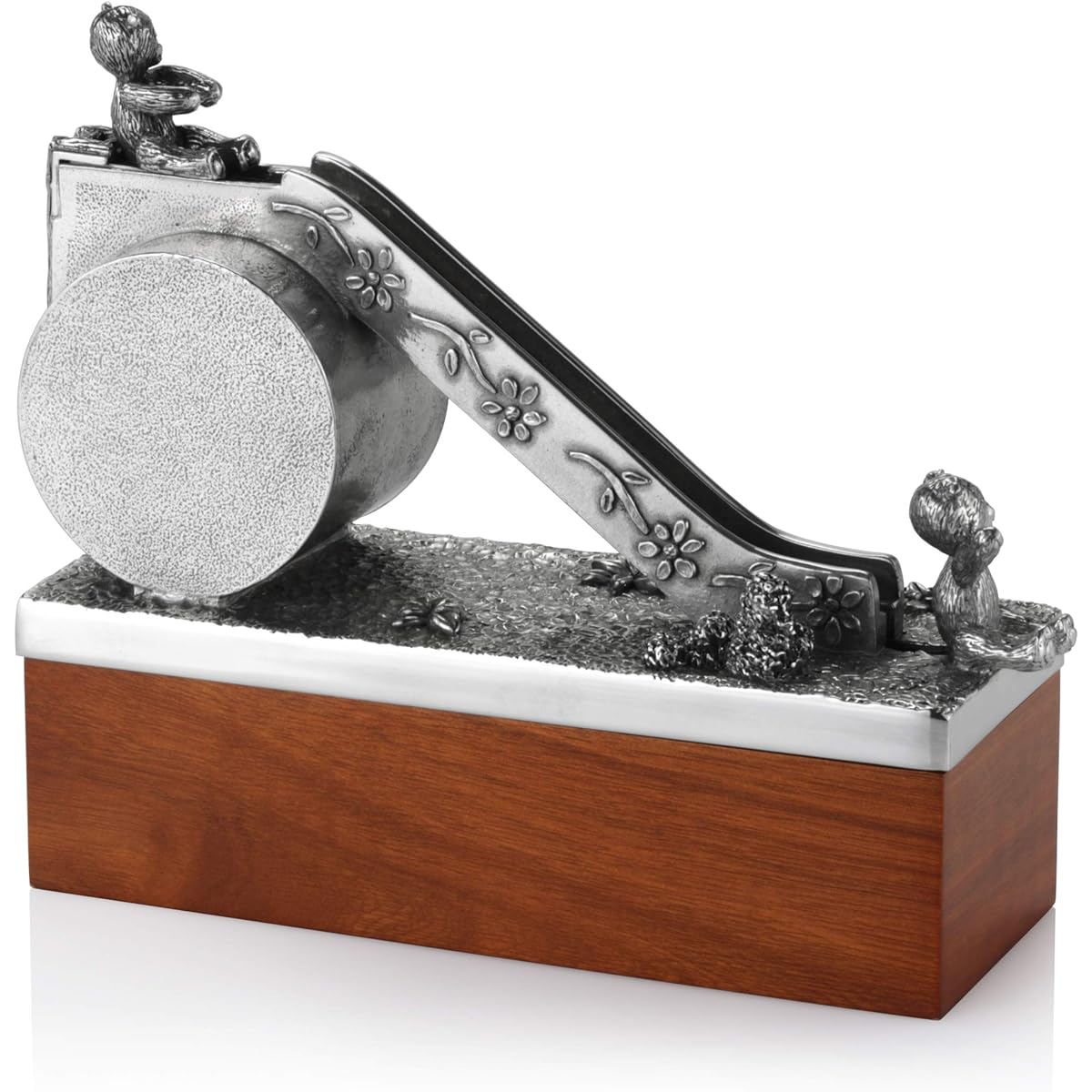 Royal Selangor Hand Finished Teddy Bear Picnic Collection Pewter Fun Coin Box Gift