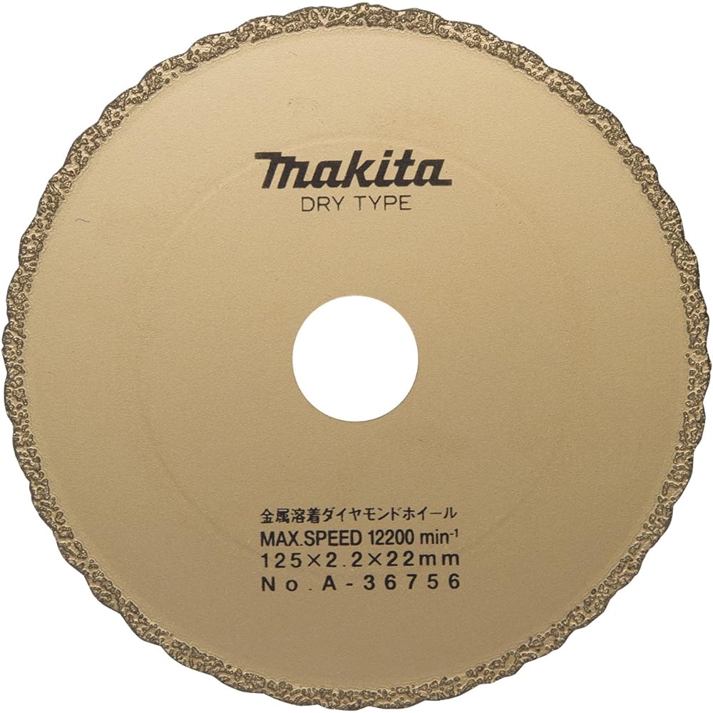 Makita Diamond Wheel Outer Diameter 106mm for Cast Iron Pipe Metal Welding A-36740