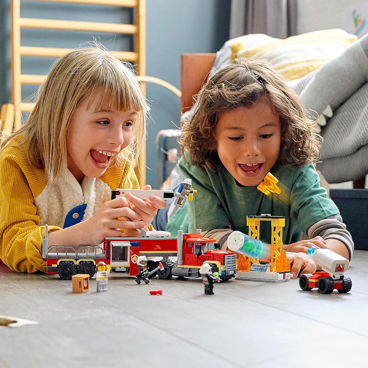 LEGO City Fire Command Base 60282 Toy Blocks Gift Fire Rescue Boys Girls Age 6 and up