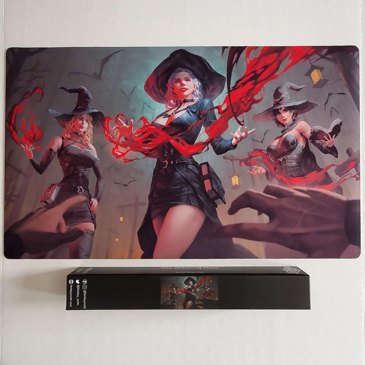 The Witching Hour - TCG Playmat and Mousepad - 24 x 14 inches - Fantasy North