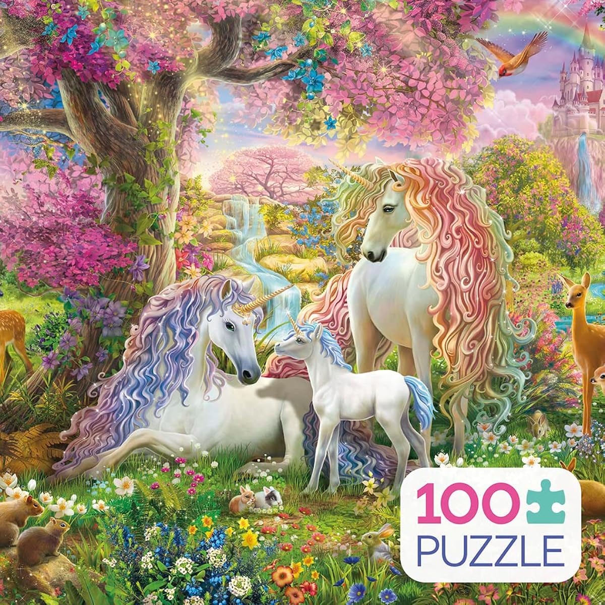 Ceaco - Enchanted Unicorn - 100 Piece Jigsaw Puzzle