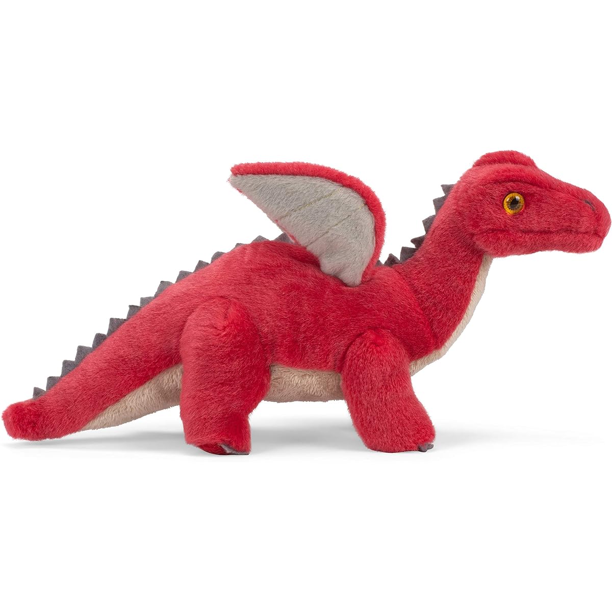 DEMDACO Dragon Mythical Creature Fire Red 12" Plush Stuffed Animal Toy