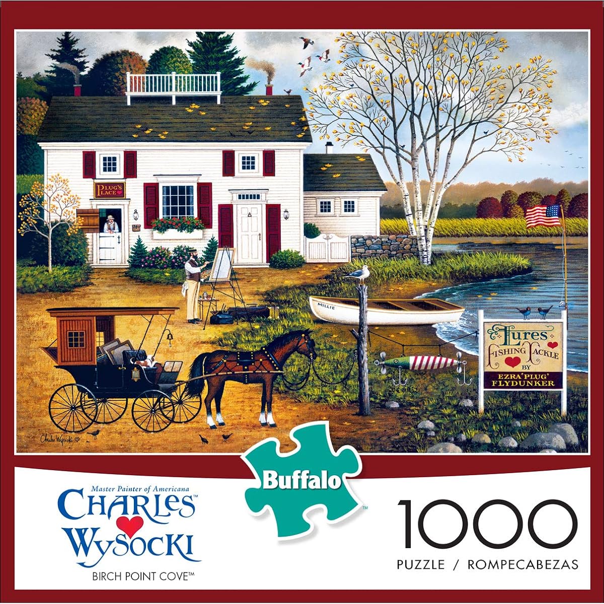 Buffalo Games - Charles Wysocki - Birch Point Cove - 1000 Piece Jigsaw Puzzle