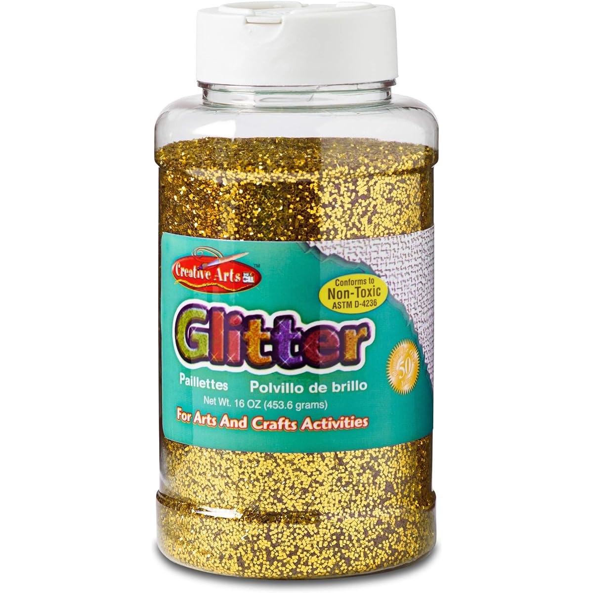 Charles Leonard Glitter Creative Art 4 oz. Bottle
