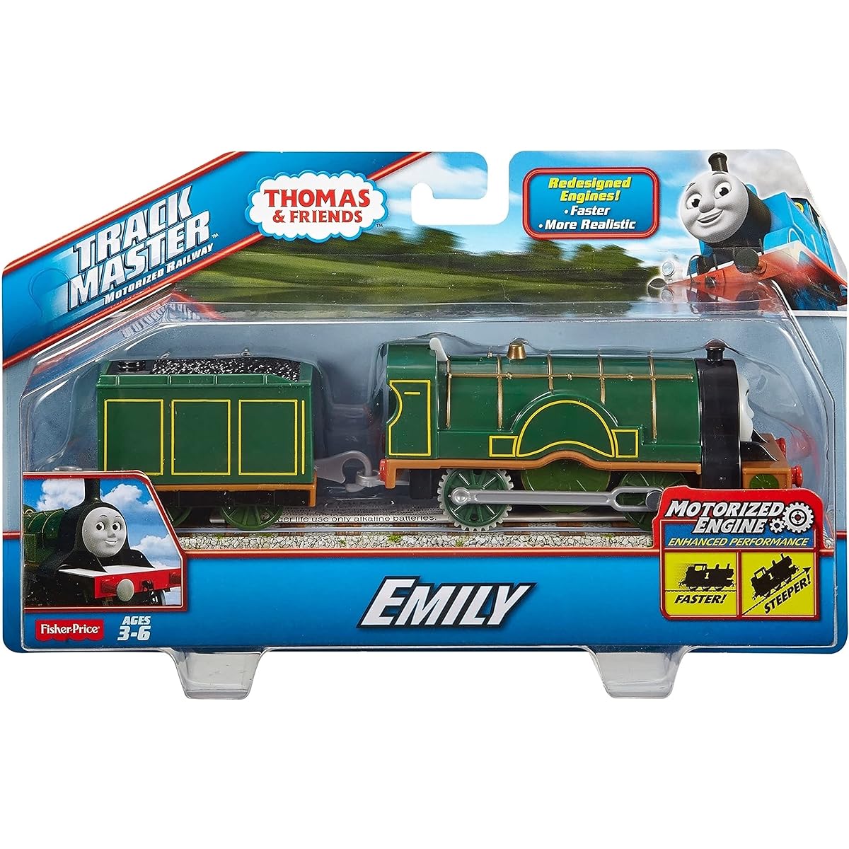 Thomas & Friends Thomas the Train: TrackMaster EMILY with Motorized Engine Thomas the Tank Engine and Friends Emily (CDB69) - 2014