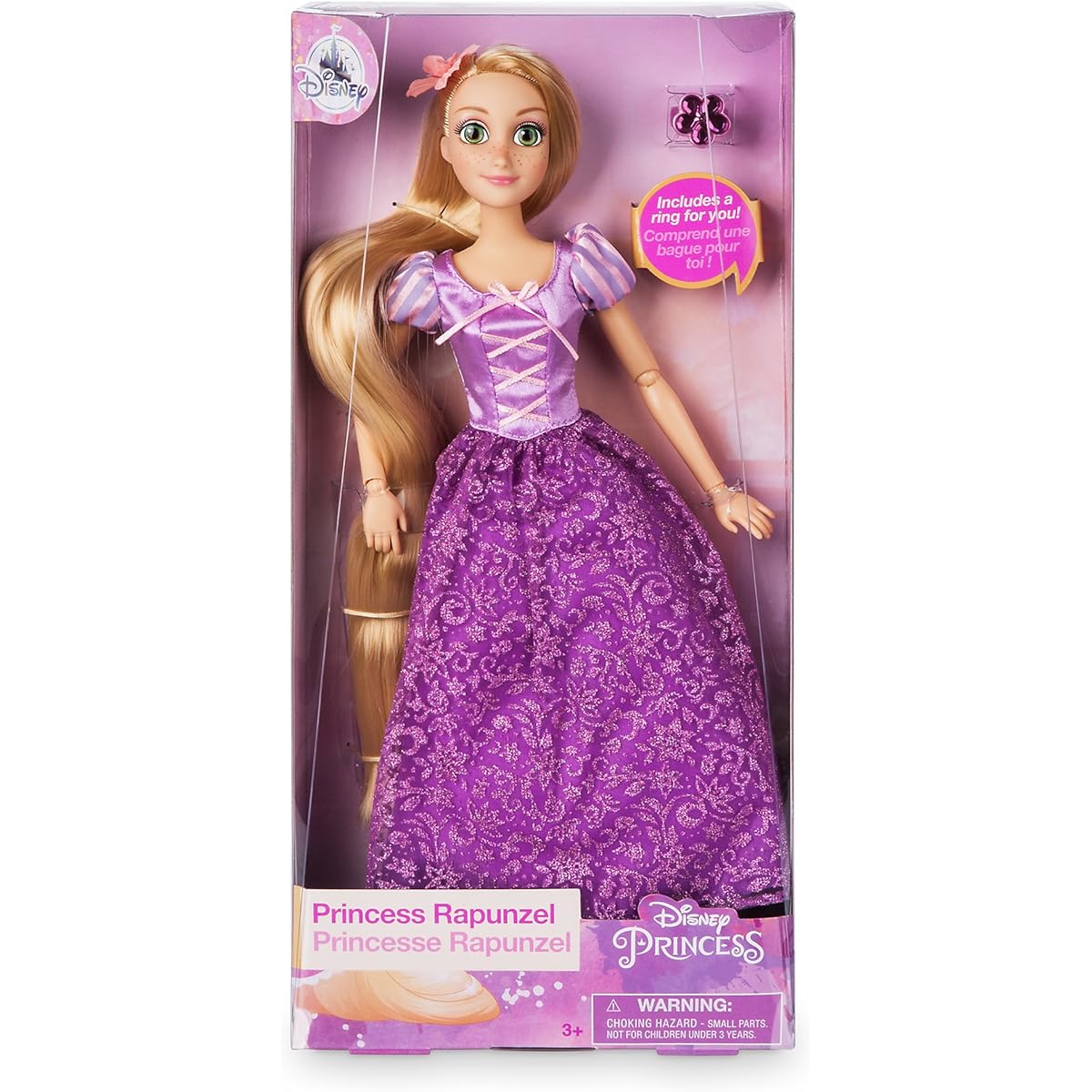 Disney Rapunzel Classic Doll with Ring - Tangled - 29cm