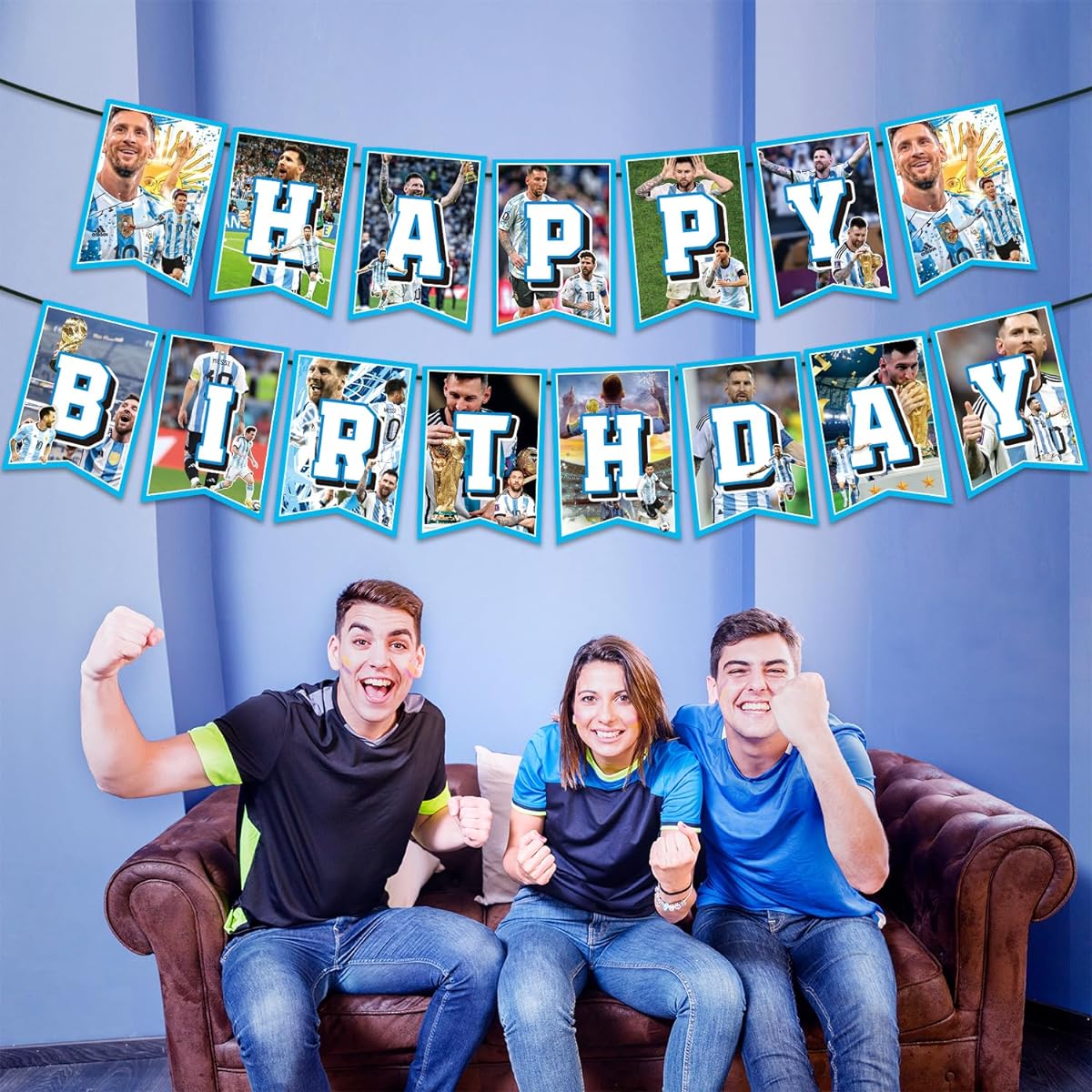 Football Star Banner Swirl