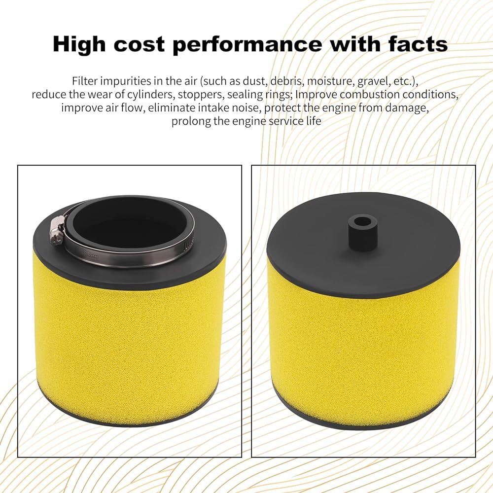 MOTOYUN Air Filter Cleaner Replacement 17254-HN5-670 Honda Rancher 350 TRX350 TRX350FE TRX350FM TRX350TE TRX350TM 2000-2006 TRX400FA TRX400FGA Rancher 400 AT GPScape 2004-2002007 ATV