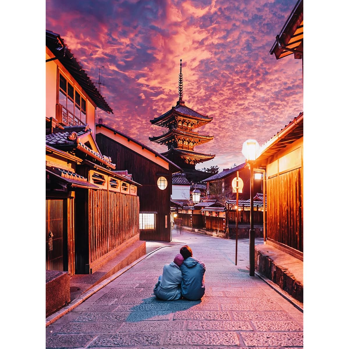 Buffalo Games - blanc - Lost in Kyoto Japan - 1000 Piece Jigsaw Puzzle White