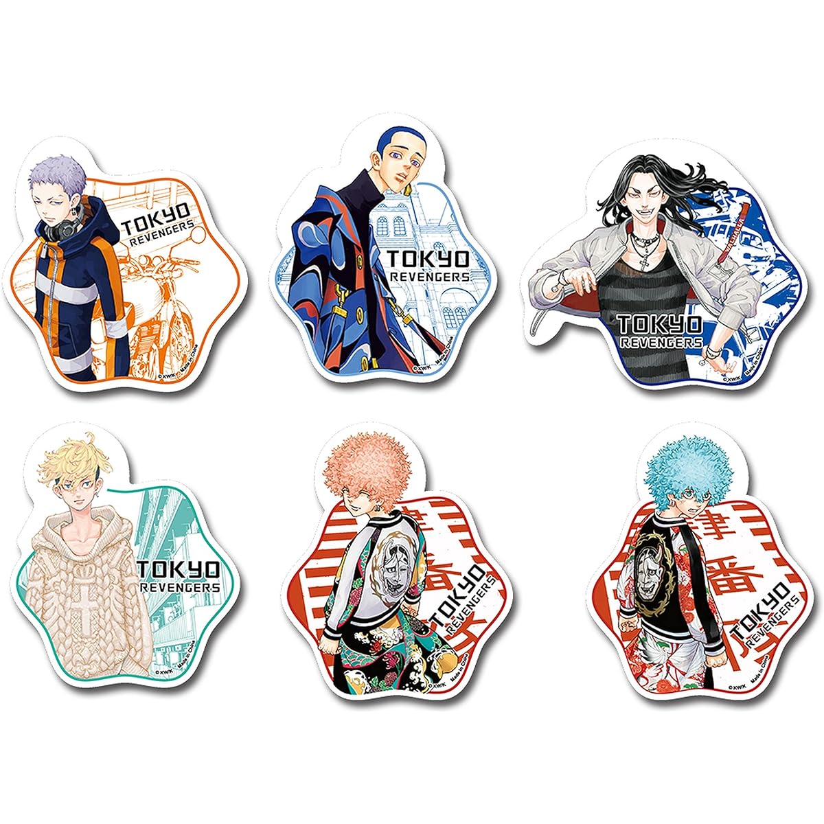 Tokyo Revengers Leaders Die Cut Sticker