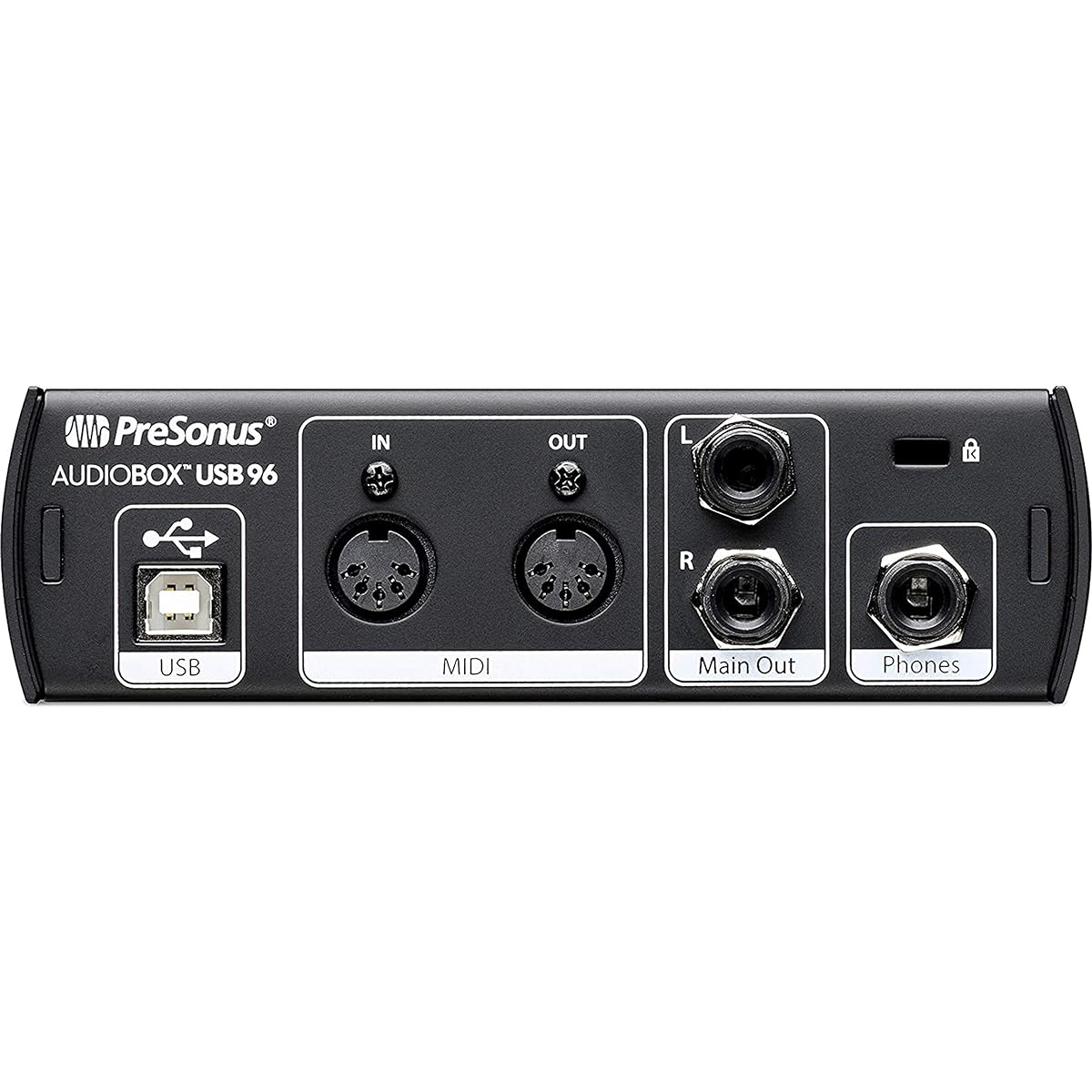PreSonus AudioBox USB 96 Black USB Audio Interface 2 Channel 24-bit/96kHz USB 2.0 Recording Instrument/Mic Preamp with Gravity Magnetic Phone Holder and EMB XLR and 1/4" Cable Bundle