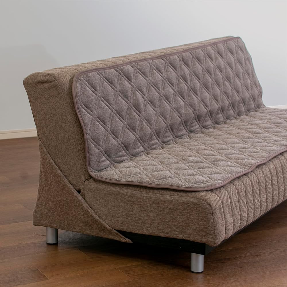 French Bed Bed Pad Queen (170 x 195cm) Brown "Rakupita Pile Antibacterial Pad" Pile fabric makes it comfortable to use without a cover Antibacterial, odor resistant, dust mite resistant, washable 360070730