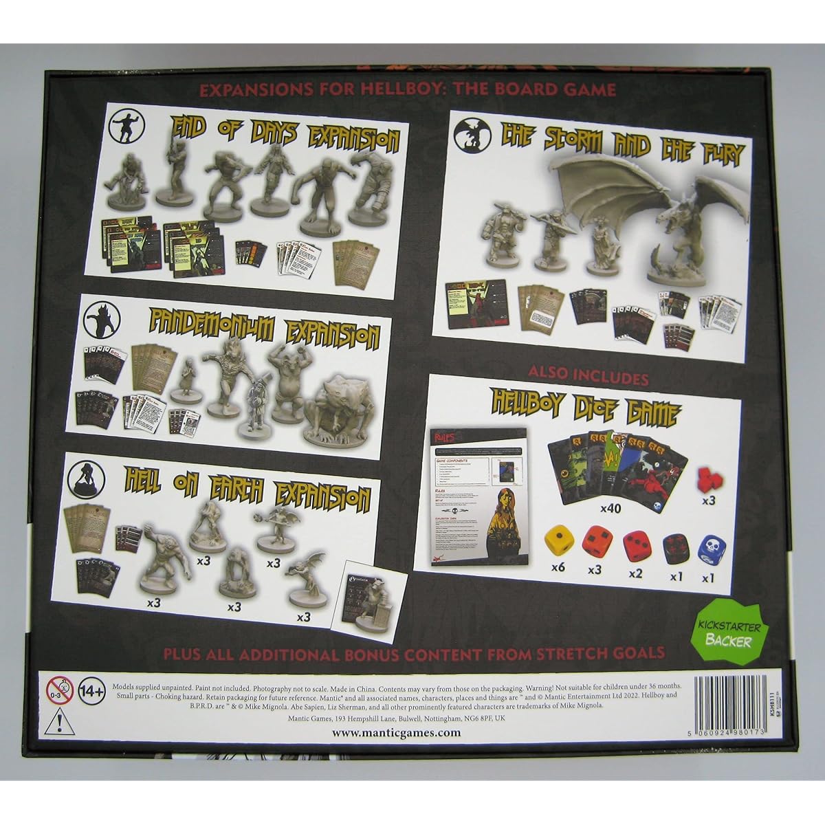 Hellboy The Board Game - Big Box of Doom | Kickstarter Edition | Co-op Game | Pledge of Doom