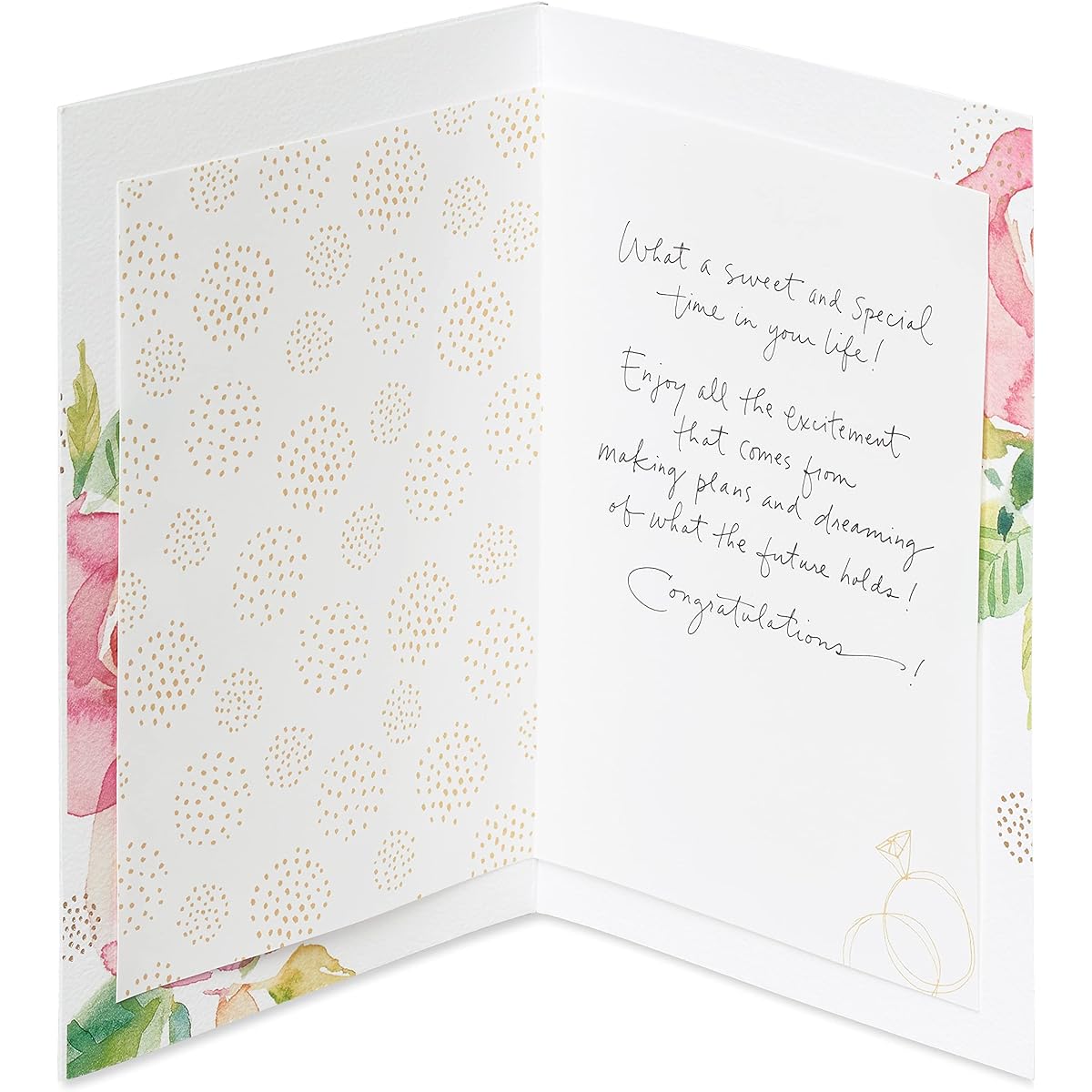 American Greetings Engagement Card - Designed by Kathy Davis (Sweet and Special)