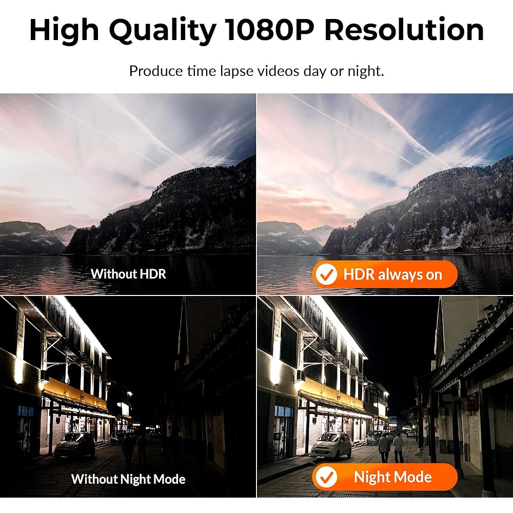 Brinno TLC300 Time Lapse Fixed Point Camera Indoor Camera Long Recording Home Garden Hydroponic Plant Creation Large Work Sculpture Plastic Model Gunpla Lacquer Spray Painting Record Wide Angle 118° 1080P HDR