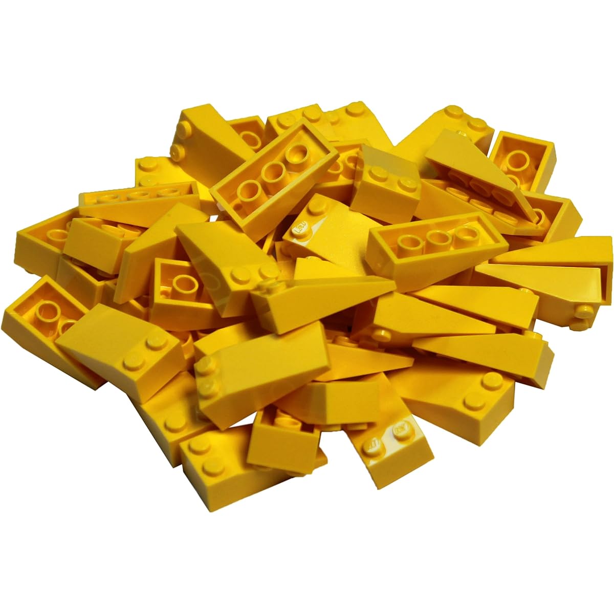 LEGO parts and pieces: 2 x 4 18 Gradient c. 50 Pieces Yellow 30363-Yellow-50