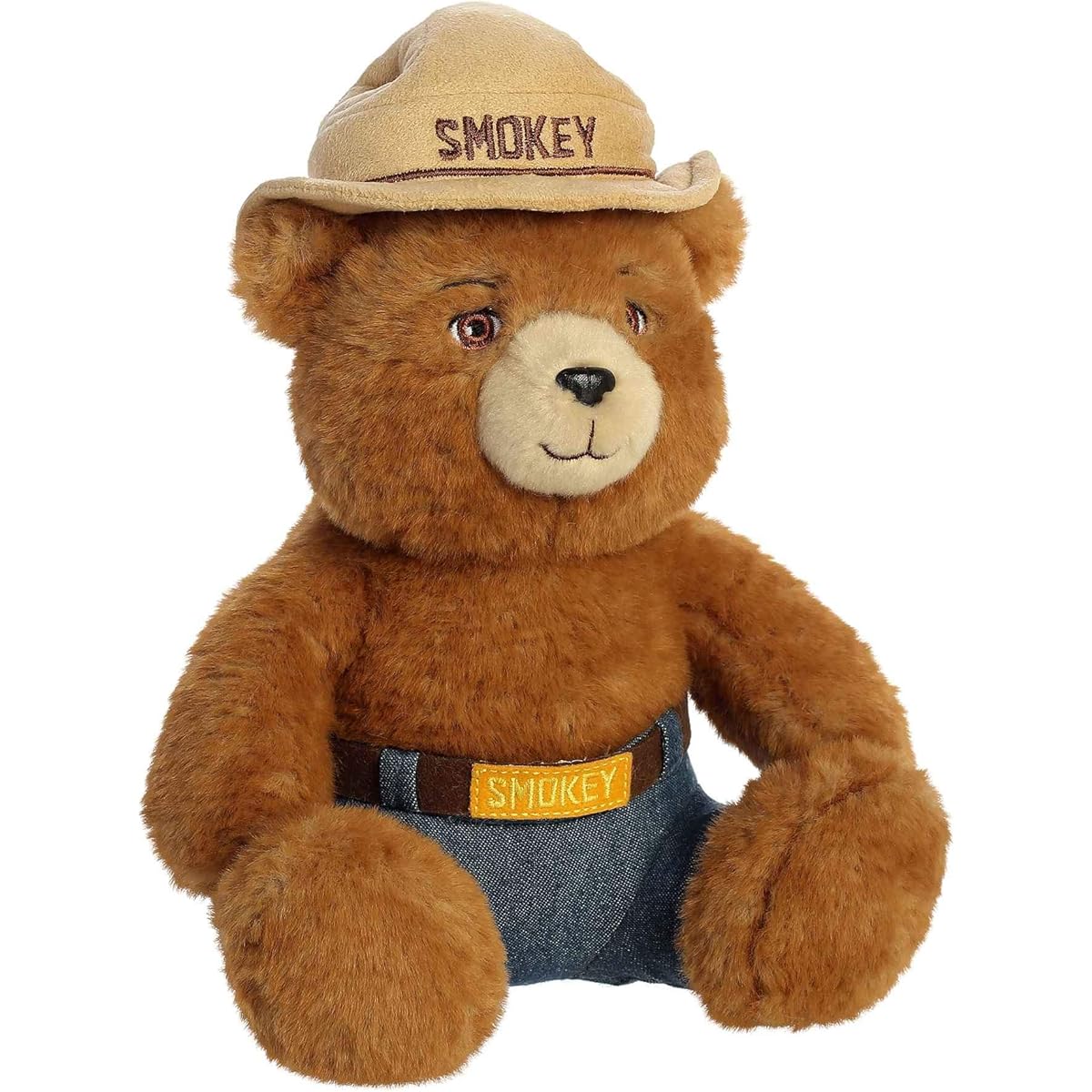 Aurora® Iconic Smokey Bear Smokey Bear Plush Toy - Inspirational Preservation - Nostalgic Companion - Brown 10"